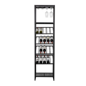 Zuiver Cantor casier à vin noir Zuiver Cantor casier à vin noir