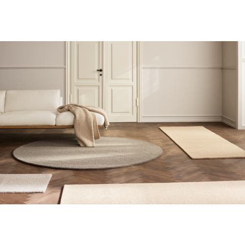 Bolia Natura rond tapijt lichtgrijs Bolia Natura rond tapijt lichtgrijs