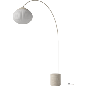 Bolia Acorn vloerlamp mat crème eiken basis