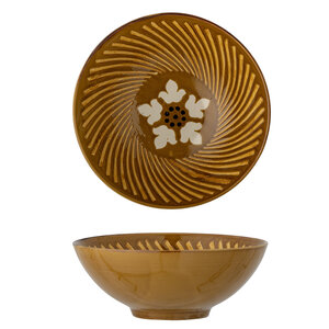 Bloomingville Heikki bol en céramique marron Ø19