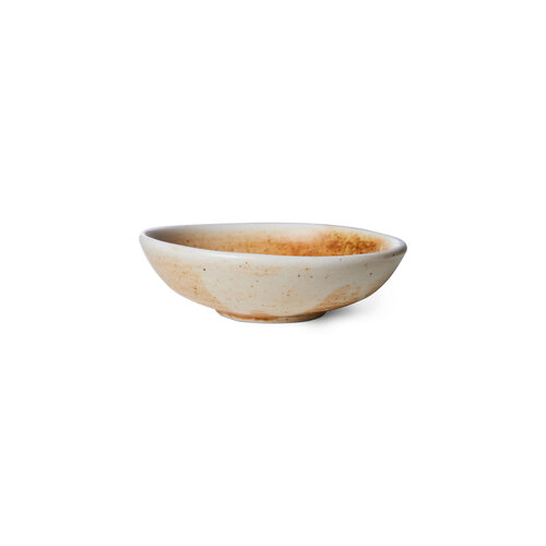 HKLiving Chef ceramics kommetje rustic cream/brown