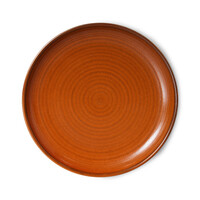 Chef ceramics dessertbord burned orange