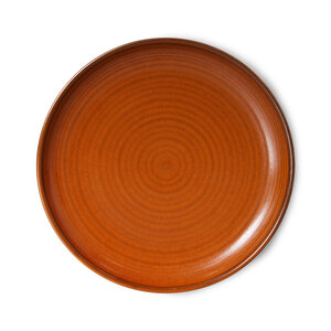 HKLiving Chef ceramics dessertbord burned orange