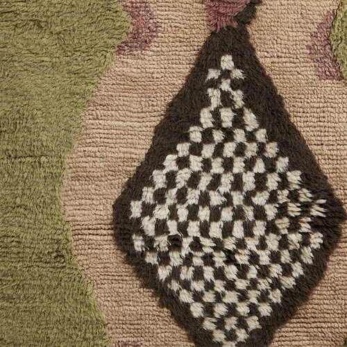 HKLiving Eclectic tapijt wol 130x180