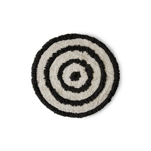 HKLiving Monochrome tapis de bain rond ø80 HKLiving Monochrome tapis de bain rond ø80