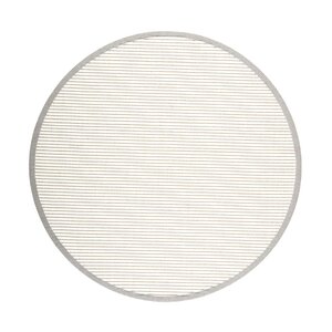 Wool & Wire Turin tapis rond blanc