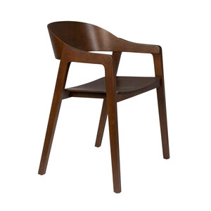 Dutchbone Westlake fauteuil en noyer Dutchbone Westlake fauteuil en noyer