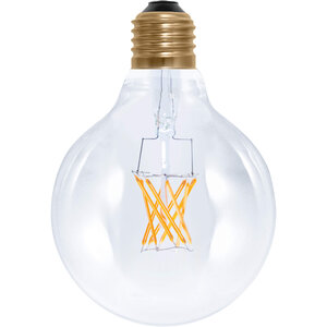 Segula Ampoule LED globe ronde transparente 95mm - 400 lm