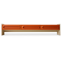 Space lage kast orange/cream