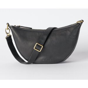 O My Bag Leo sac à main en cuir soft grain noir O My Bag Leo sac à main en cuir soft grain noir