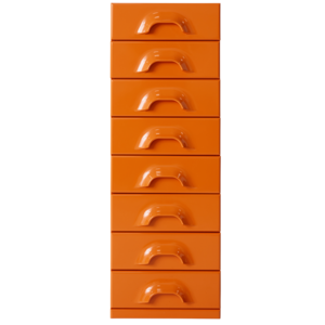 HKLiving Commode à 8 tiroirs tangerine HKLiving Commode à 8 tiroirs tangerine