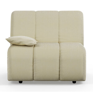 HKLiving Wave canapé élément gauche accoudoir bas