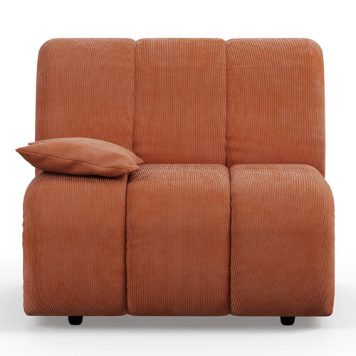 HKLiving Wave sofa element links lage arm