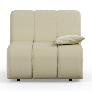 HKLiving Wave canapé élément droit accoudoir bas