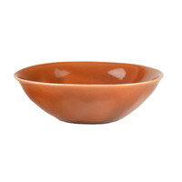 Smooth bowl terracotta 19