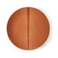 Smooth eetbord terracotta 28