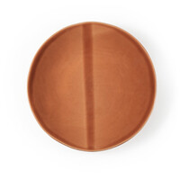 Smooth dessertbord terracotta 23