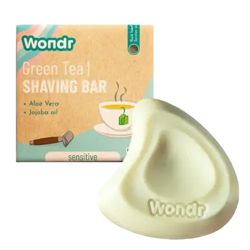 Wondr Shaving bar Shave T-Time - green tea