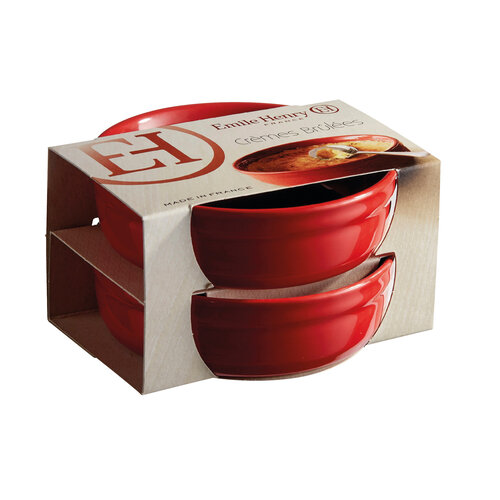 Emile Henry Ramekin crème brûlée Grand Cru  Ø12cm - set van 2