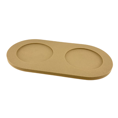 Pino Serveerschaal voerbakken/drinkbakken S+M camel brown Pino Serveerschaal voerbakken/drinkbakken S+M camel brown