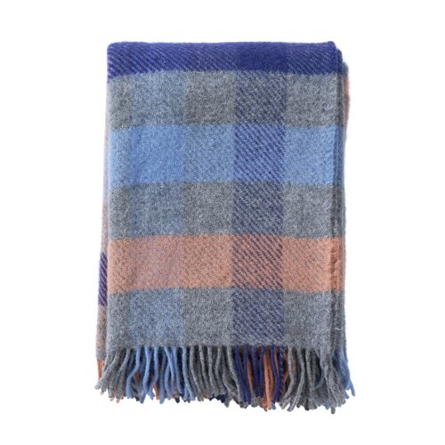 Klippan Monte Carlo plaid multi blauw