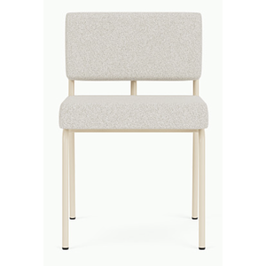 Fest Amsterdam Monday chaise de salle à manger cadre sable tissu Alpine Ivory 101