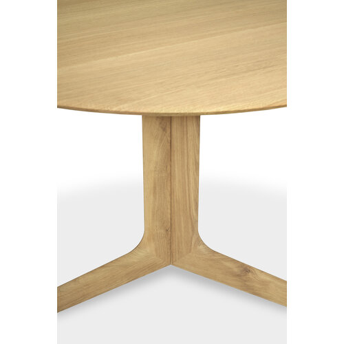 Ethnicraft Corto ronde eettafel 120 eik natuur