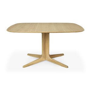 Ethnicraft Corto vierkante eettafel 150 x 150 eik natuur