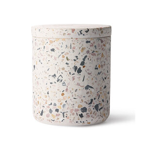 HKLiving Terrazzo voorraadpot met deksel