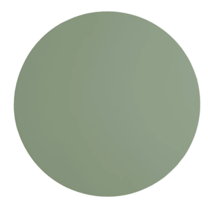 Vacavaliente SRL Ruca set de table rond Sage Green en cuir recyclé Vacavaliente SRL Ruca set de table rond Sage Green en cuir recyclé