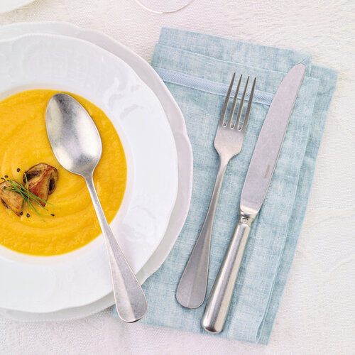 Sambonet Baguette bestek vintage steel 24 stuks Sambonet Baguette bestek vintage steel 24 stuks