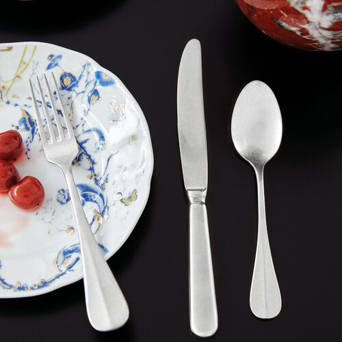 Sambonet Baguette bestek vintage steel 24 stuks Sambonet Baguette bestek vintage steel 24 stuks