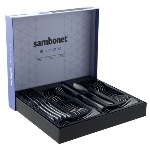 Sambonet Bloom bestek antique inox 24 stuks