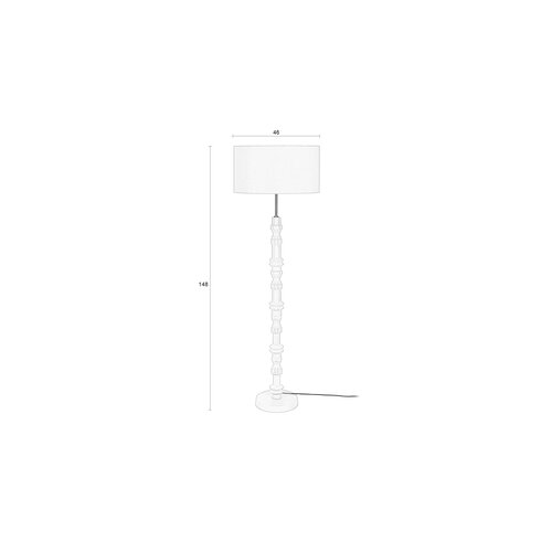 Zuiver Totem vloerlamp soft terra