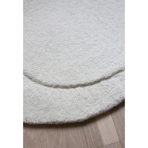 Layered Residue tapijt wol off-white