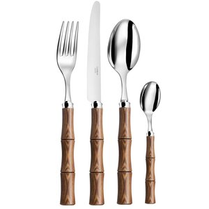 Capdeco Byblos couverts en bois de hêtre 24 pièces