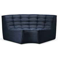 N701 Sofa rond hoekelement gerecycleerde eco stof