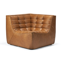 N701 Sofa hoekelement leder old saddle