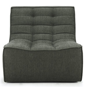 Ethnicraft N701 canapé 1-place en tissu éco recyclé