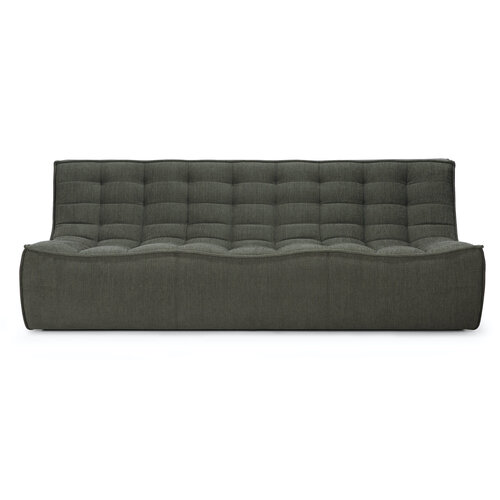 Ethnicraft N701 Sofa driezit gerecycleerde eco stof