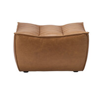 N701 Sofa poef leder old saddle