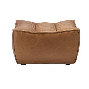 Ethnicraft N701 canapé pouf en cuir Old saddle