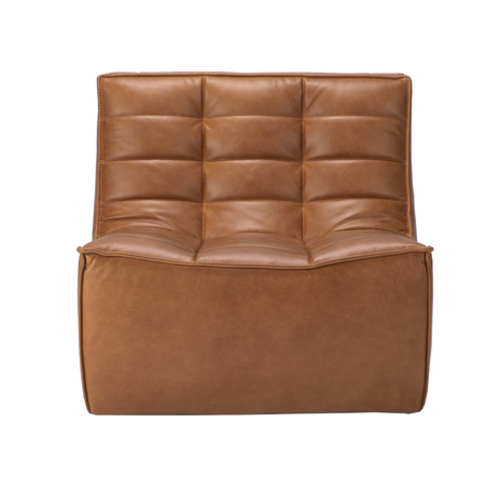 Ethnicraft N701 Sofa eenzit leder old saddle