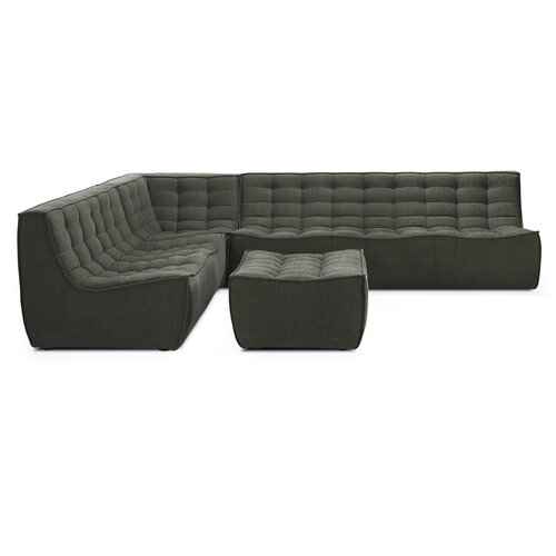 Ethnicraft N701 Sofa hoekelement gerecycleerde eco stof