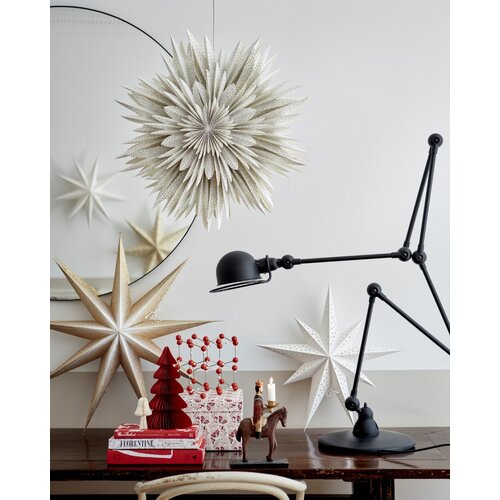 Bungalow Moonlight  papieren ster(lamp) Gold 50 cm