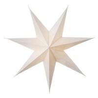 Jupiter papieren ster(lamp) White 70 cm