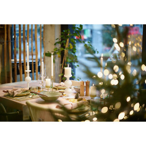 Urban Nature Culture Bulb bougeoir en verre recyclé 30 cm blanc Urban Nature Culture Bulb bougeoir en verre recyclé 30 cm blanc