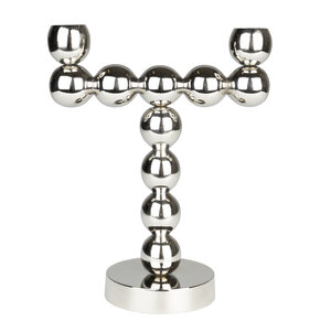 Zuiver Bubbles Two bougeoir argenté Zuiver Bubbles Two bougeoir argenté