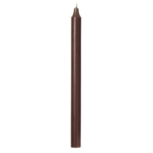Broste Copenhagen Kaars klassiek rustiek dark brown 21mm x 29,5 cm - set van 8