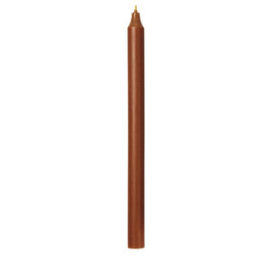 Broste Copenhagen Kaars klassiek rustiek terracotta 21mm x 29,5 cm - set van 8